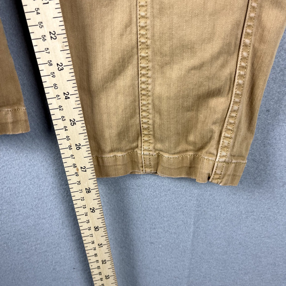 Madewell 90s Straight Cargo Pant Womens 29 Beige Garment Dyed High Waist FLAW - Picture 10 of 16